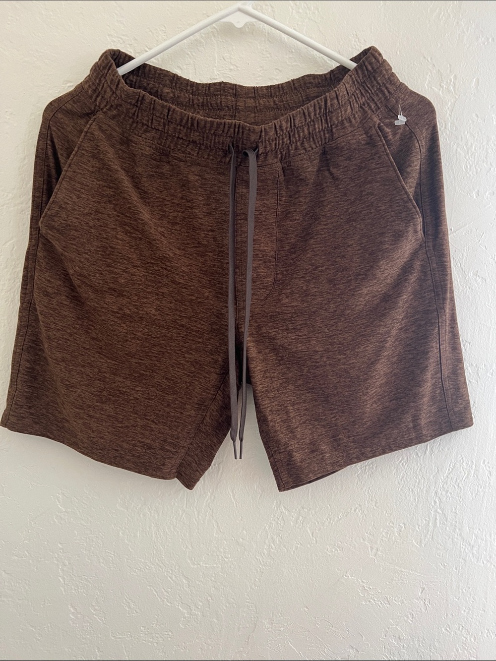 NWOT Outdoor Voices Men's Brown Cloudknit Shorts